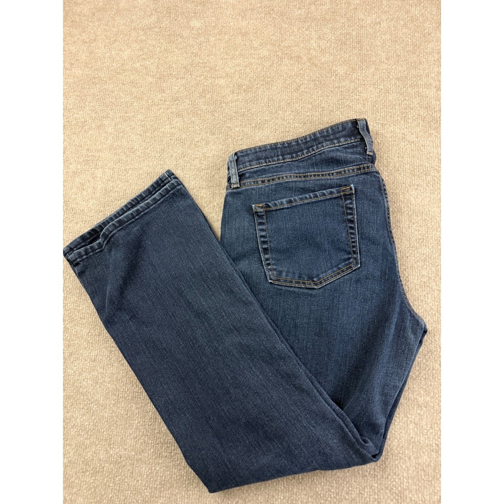 Gap Sexy Bootcut Fit Jeans Dark Wash Denim Mid Rise Blue Womens 34x27